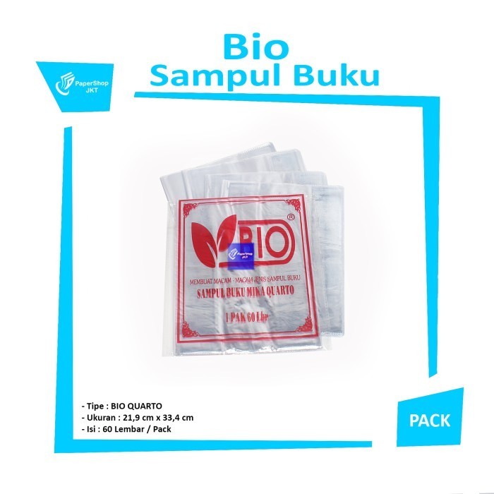 

Sampul Buku Plastik Mika Uk. Kwarto (Pak Isi 60 Lembar) HRG DISKON