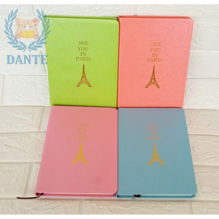 

BRG BARU Buku Agenda motif PARIS Notebook Buku Catata JH-25201