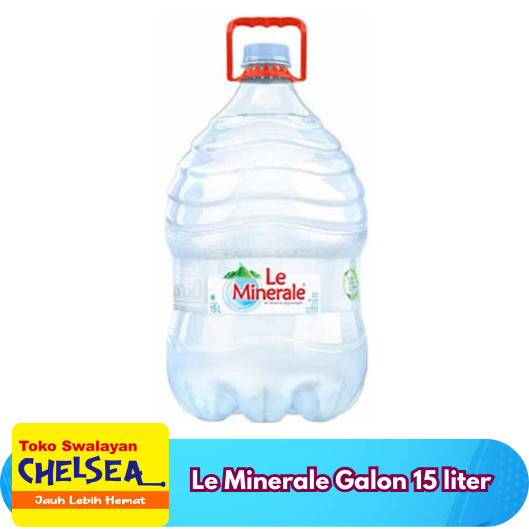 

Le Minerale galon 15 liter air minum mayora