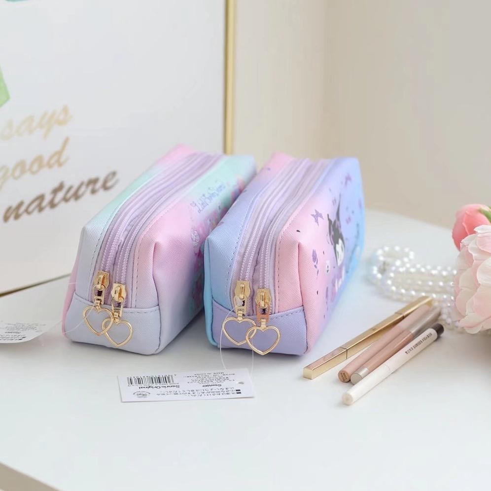 

TEMPAT PENSIL 2 SEKAT MOTIF KARTUN SANRIO PREMIUM CINAMOROLL MELODY KUROMI LUCU COD
