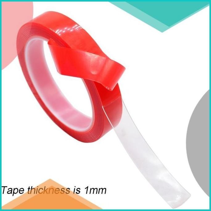 

Perekat Double Tape Acrylic Adhesive Transparent 25mm x 1mm x 3m 19F3B