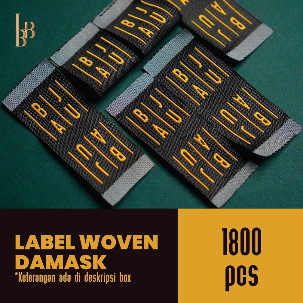 

Banyak Promooo !!! (1.800Pcs / 2.400Pcs) Label Baju Custom Woven Murah Terjangkau