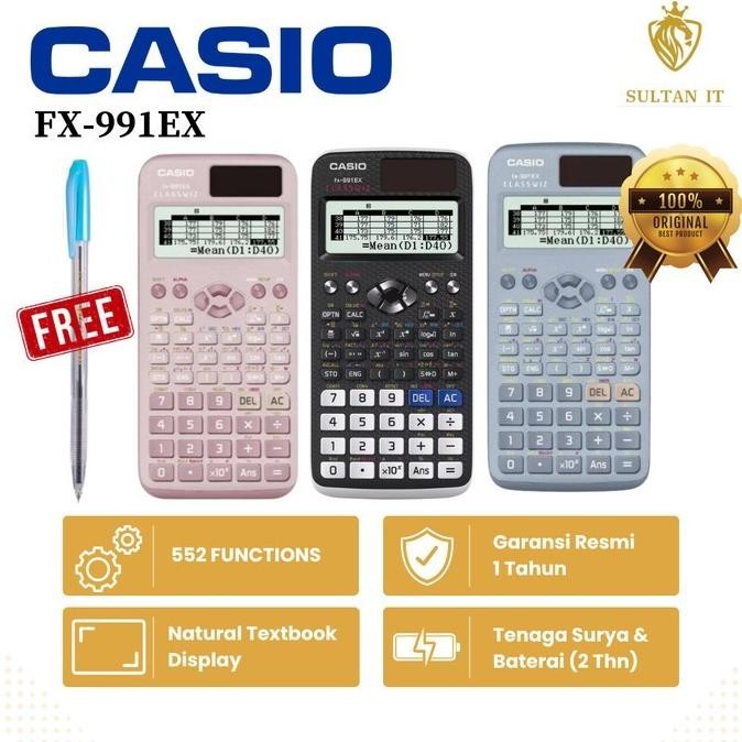

Banyak Promooo !!! Kalkulator Scientific Casio Fx 991Ex Kalkulator Ilmiah Orinal