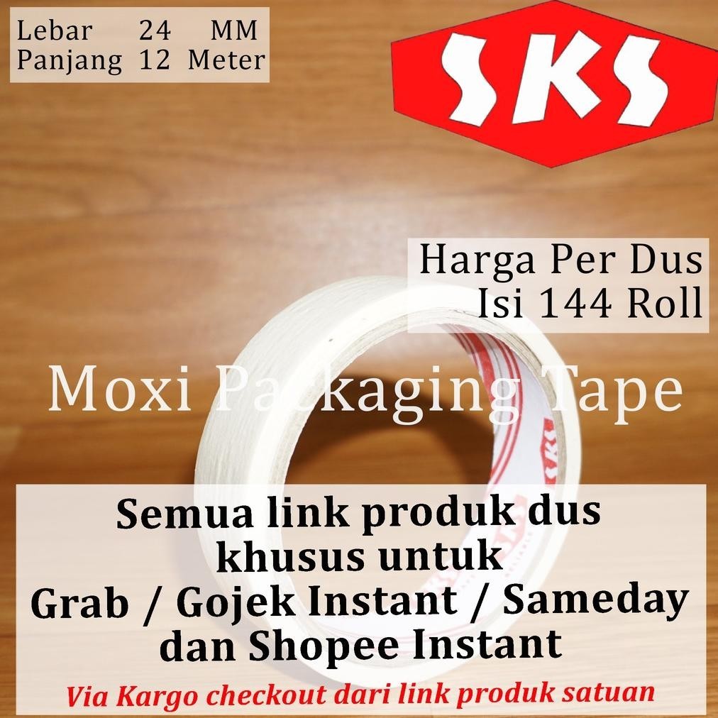

Sedang Promooo !!! Masking Tape Lakban Kertas Sks 24 Mm Dus