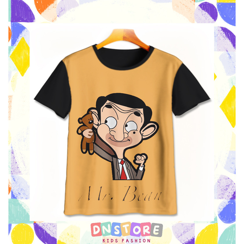 Kaos Anak Mr Bean v3 Baju Film Animasi Kartun Anak Mr Bean 3D Printing Untuk Umur 1-12 Tahun - Dn ST