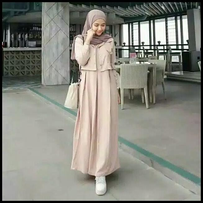DISKON) Gamis remaja wanita premium simple girl Silahkan diorder
