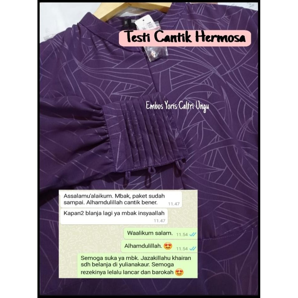 DISKON) GAMIS EMBOS UNGU TUA HERMOSA YORIS CALTRI ABSTRAK/GAMIS UNGU TUA Silahkan diorder