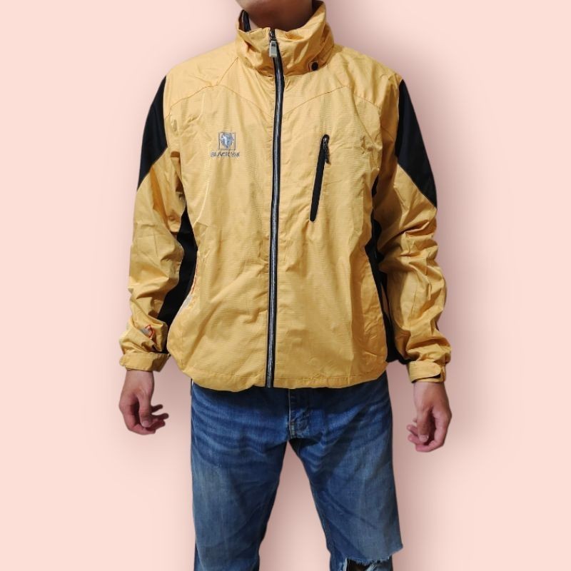 Jaket Gunung Outdoor Blackyak Original Kuning Hitam (Yellow Black)