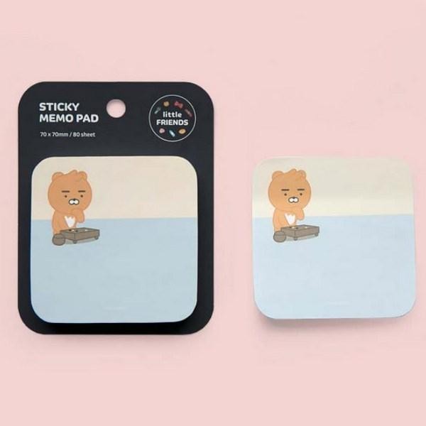 

KAKAO FRIENDS Sticky Note Round Little Friends - Ryan