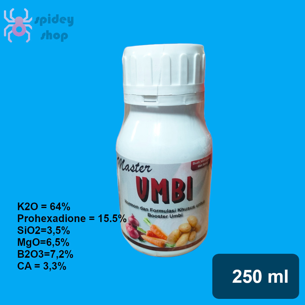 Master Umbi 250 ml Booster Umbi Pupuk Pembesar Umbi Bawang