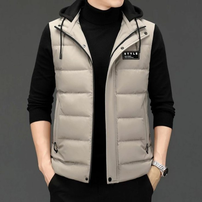 Calaca - Vest Pria Rompi Motor Hoodie Original