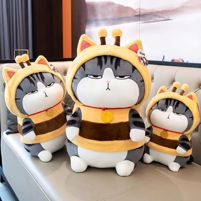 Brunn Boneka Furyu Cat Kucing Lebah Bee 45cm import kado hadiah anak kekasih