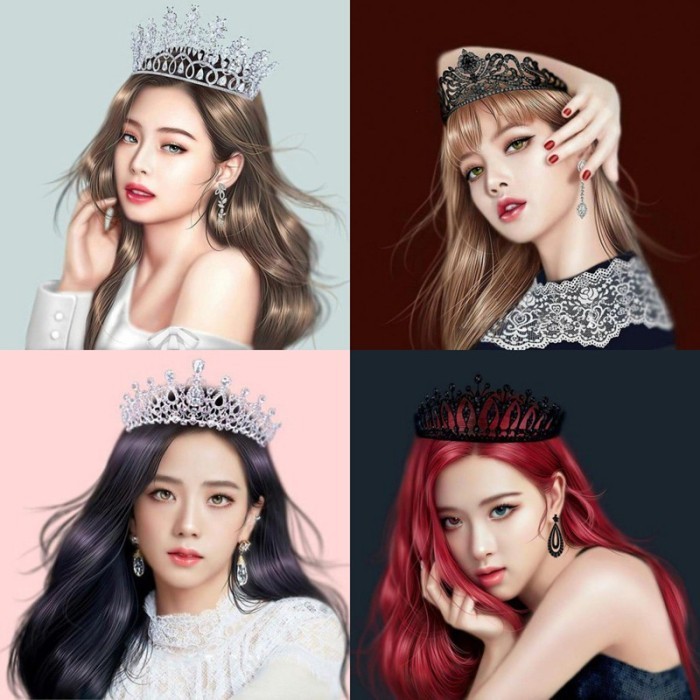 Diy Lukisan Diamond Dengan Gambar Mozaik Blackpink Untuk Hiasan
