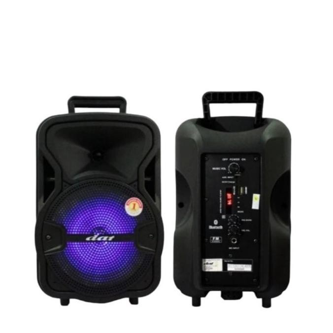 Distributor Speaker Aktif 8 Inch Portable Dat Dt 820Qd Premium Berkualitas
