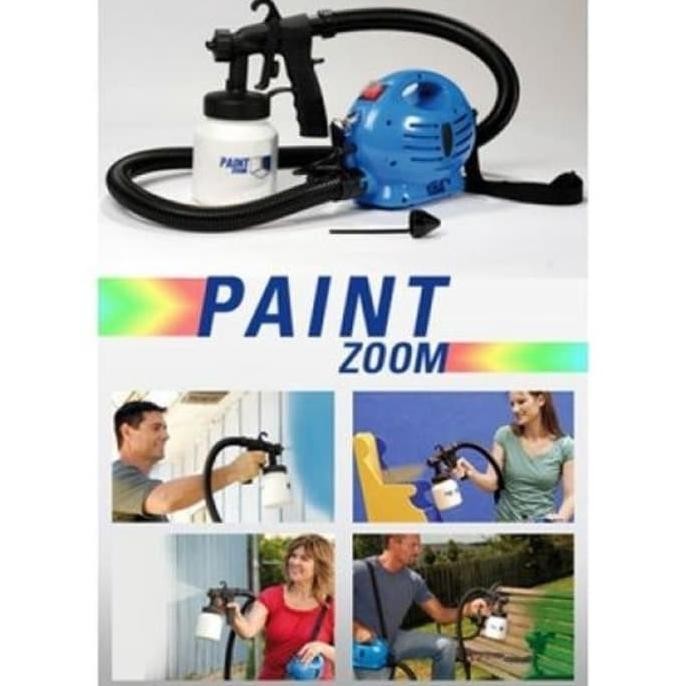 Mesin Semprot Cat Paint Zoom / Semprotan Cat Portable / Spray Gun