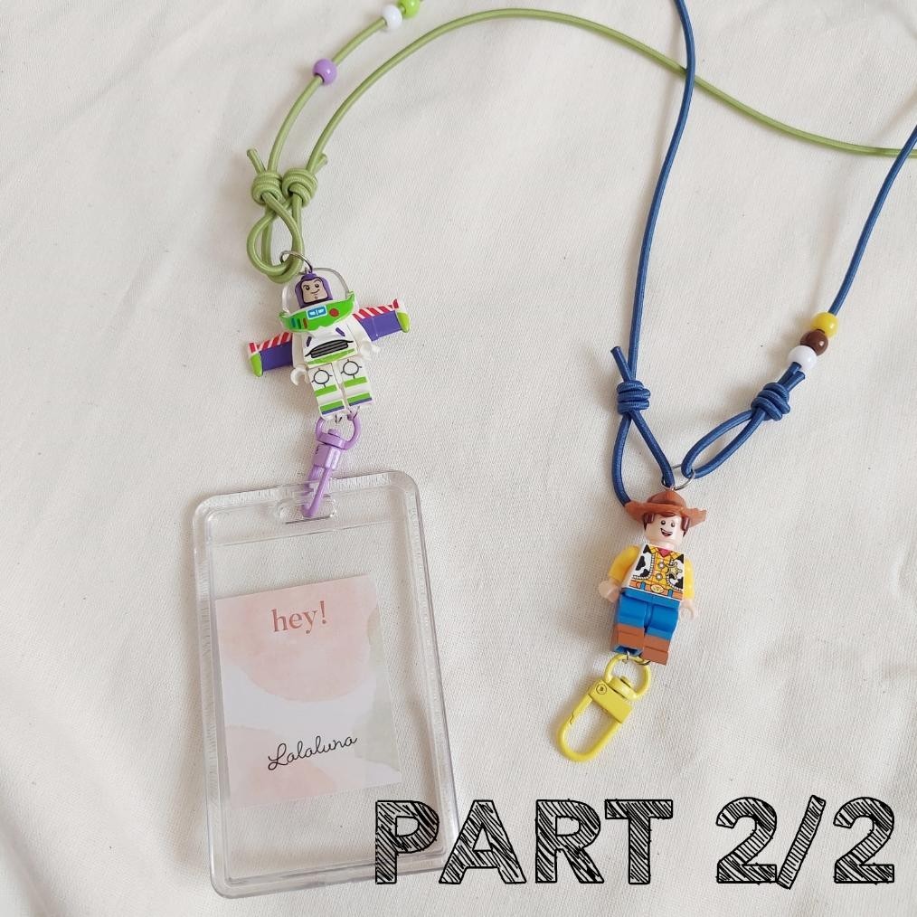 

[LALALUNA] LANYARD LEGO | GANTUNGAN ID CARD LEGO (PART 2/2) SHOPEE