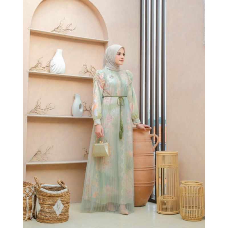 GAMIS SET OUTER RAISHA DRES MODERN / GAMIS KONDANGAN / GAMIS KEKINIAN / GAMIS PESTA