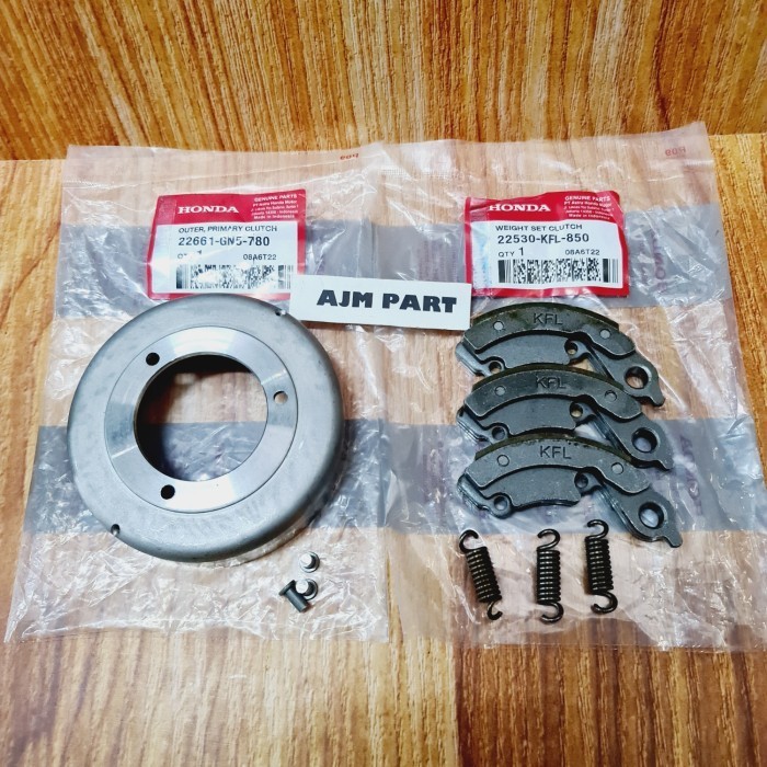 Kampas Ganda Plus Mangkok Supra Fit Supra Fit New Legenda Revo 100Cc