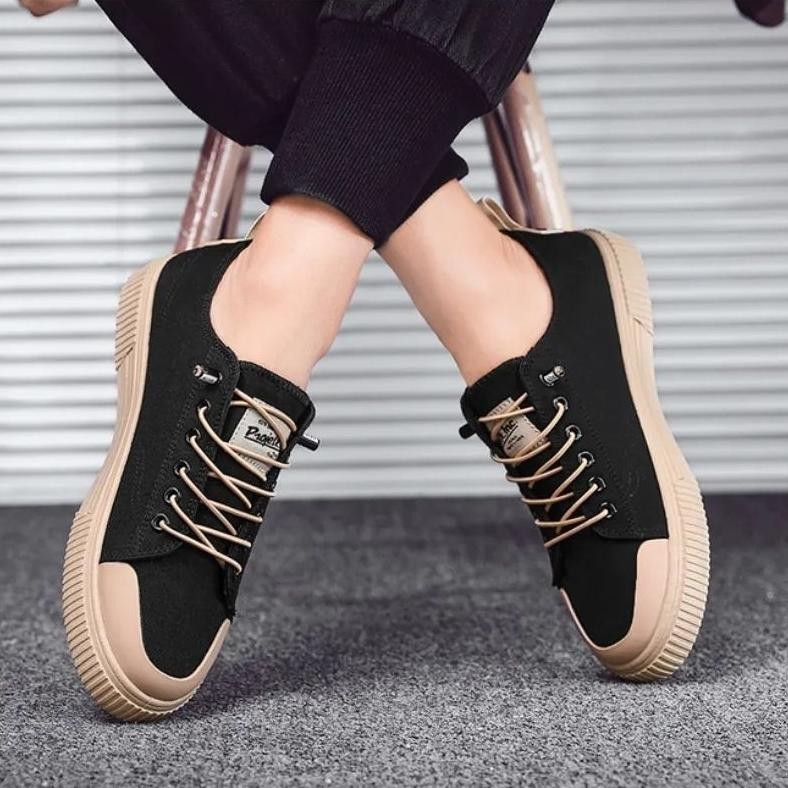 SEPATU KANVAS PRIA GAYA KOREA NYAMAN DAN ELEGAN VENRON GASS