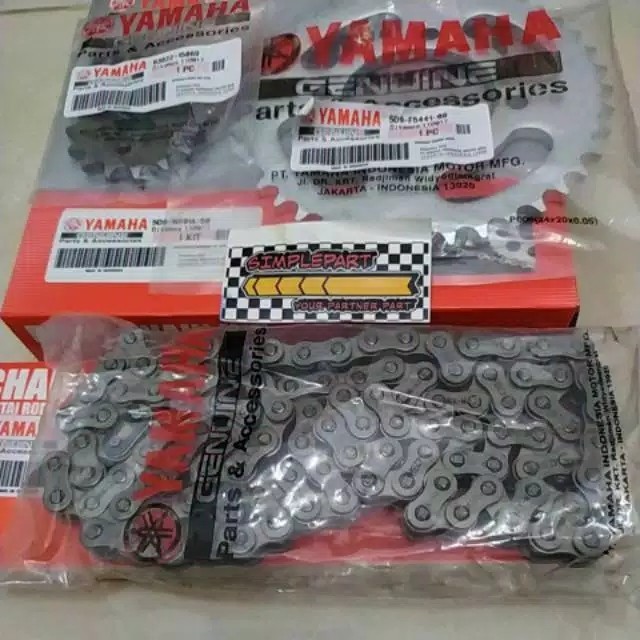 Gear Set Vega Zr Gear Set Jupiter Z New 115 Gear Paket Vega Zr