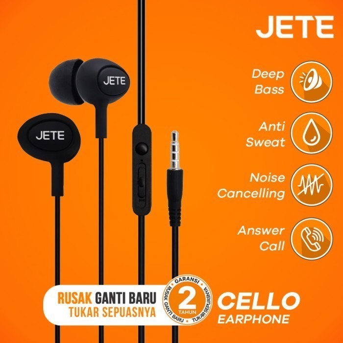 Bundling Headset Jete Cello + Headset Jete Classic + Pouch