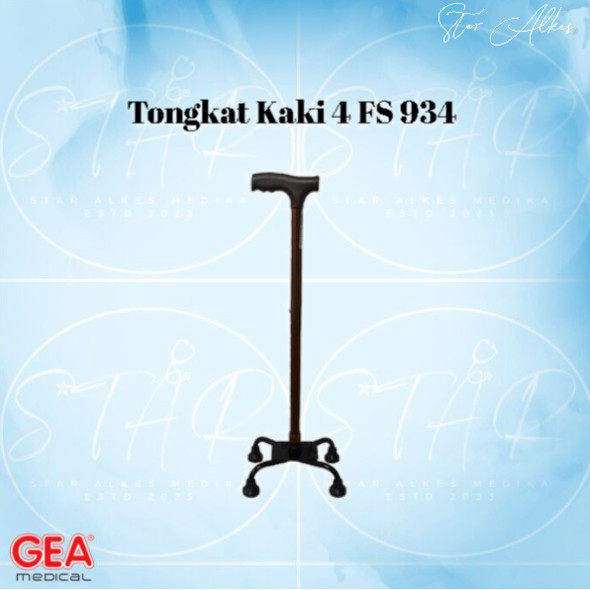 Tongkat Gea Kaki 4 FS 934 Brown / Tongkat Kaki 4 GEA