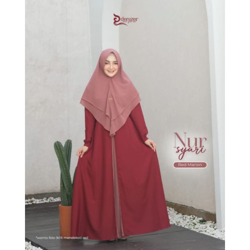 Gamis set Khimar Nur by Denizer