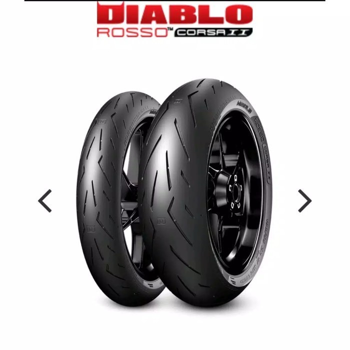 Paket Ban Pirelli Diablo Rosso Corsa Ii Uk 90/80-17 &amp; 100/80-17
