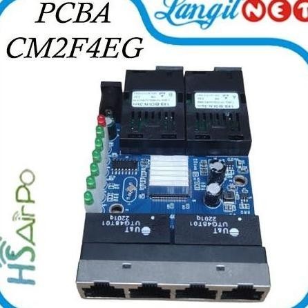 Hsairpo Cm2F4Eg Poe Pcba Gigabit Media Converter Poe