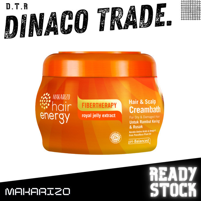 Makarizo Hair Energy Fibertherapy Hair & Scalp Creambath Royal Jelly