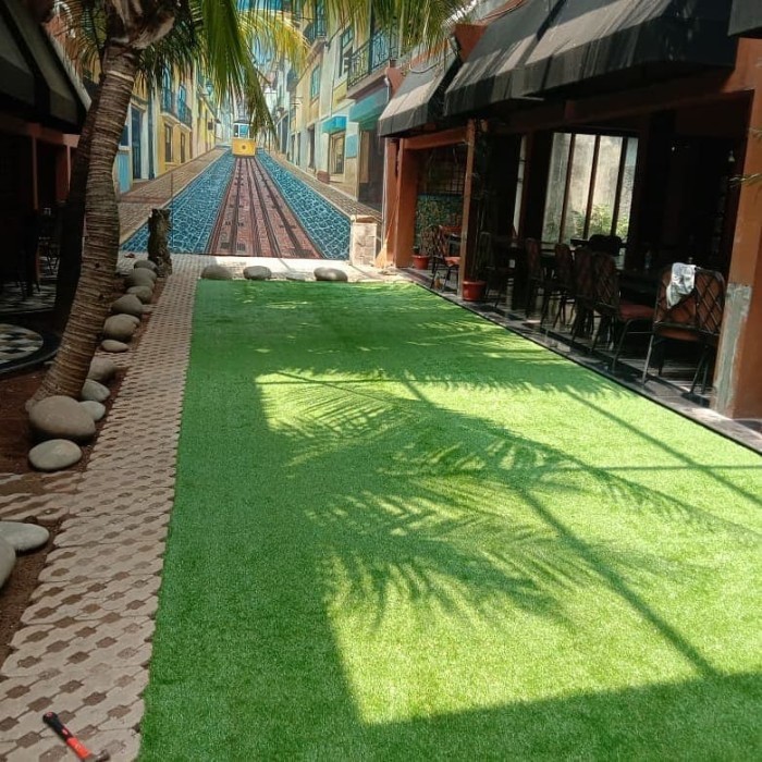 Supplier Rumput Sintetis Taman Rumput Sintetis Dekorasi Outdoor