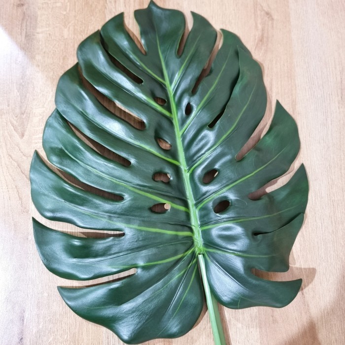 Daun Monstera Deliciosa Jumbo Artificial