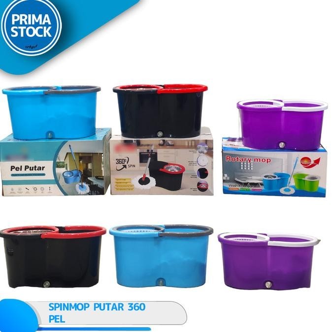 SPIN MOP PEL PUTAR + 360 ALAT PEL PRAKTIS
