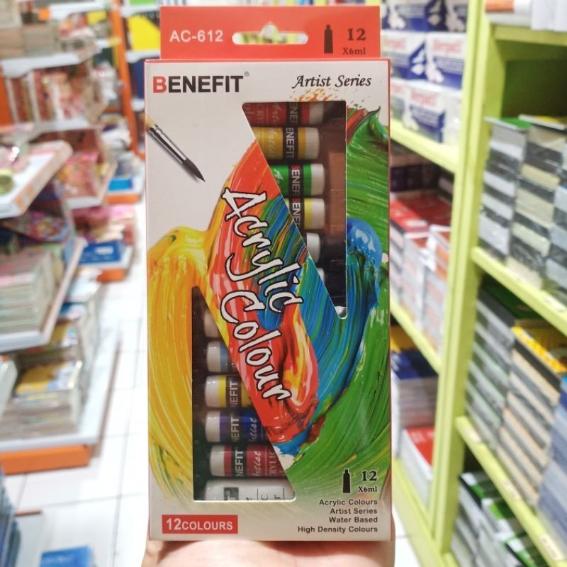 

12 Acrylic Colors Benefit
