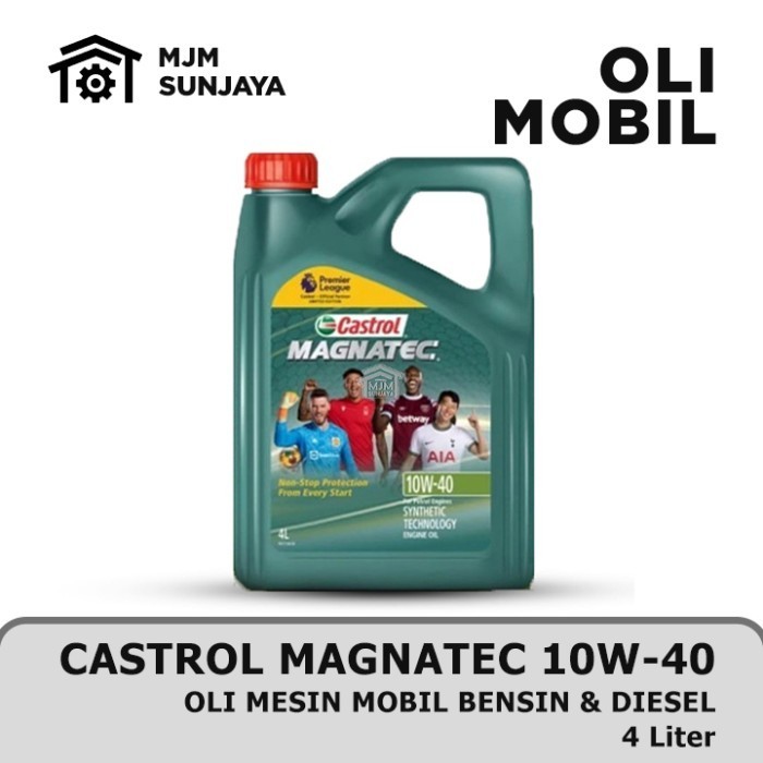 Oli Castrol Magnatec Sae 10W-40 4Liter Bensin Diesel 10W40 4 Liter