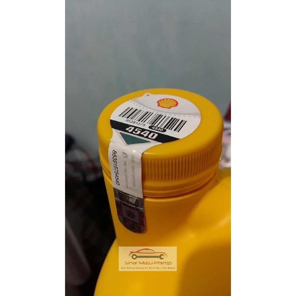 Paket Bundling Oli Mobil Shell Helix Hx5 15W-40 & Filter Oli Agya Ayla