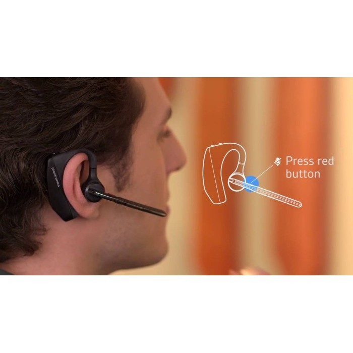 Bluetooth Headset Plantronics Voyager 5200 Uc B5200