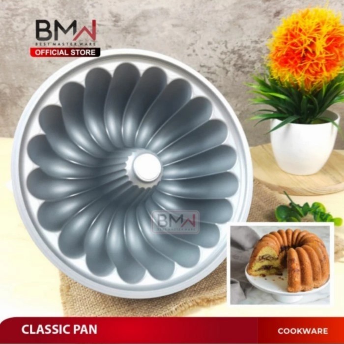 

DO485 BMW LOYANG CETAKAN KUE BOLU CHIFFON CAKE BUNDT PAN TULBAN ANTI LENGKET DISKON