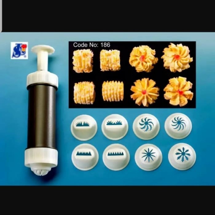 

WR935 Cetakan acuan kue kering / Kue semprit 8 motif Import Malaysia no 186 SALE