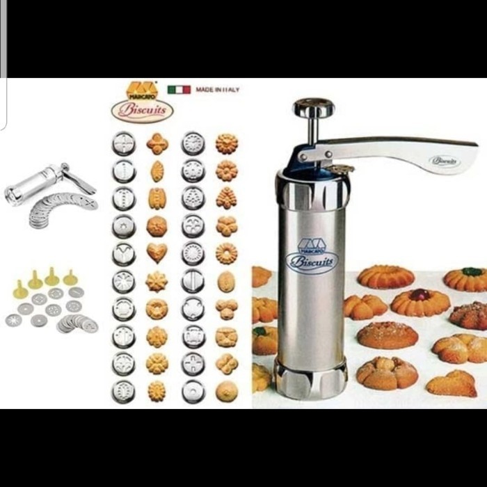 

DO421 Biscuit Maker / Cetakan Kue Kering & Cookies / Icing Set St MARCATO GRATIS ONGKIR
