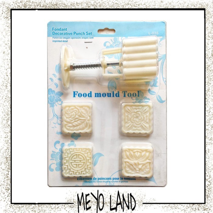 

SZ803 Cetakan Mould Moon Cake KOTAK 50 gr kue bulan 50gram Ma Tou mooncake BIG SALE