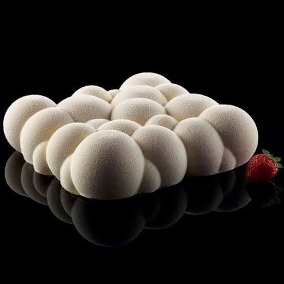 

EX802 1826 Cetakan loyang silikon kue tart cream entremet cloud cake mold FREE ONGKIR