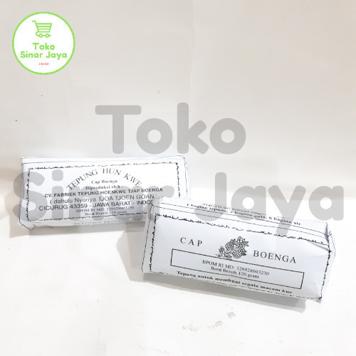 

SH156 Tepung Hunkwe Cap Boenga (Cap Bunga) 120g CUCI GUDANG