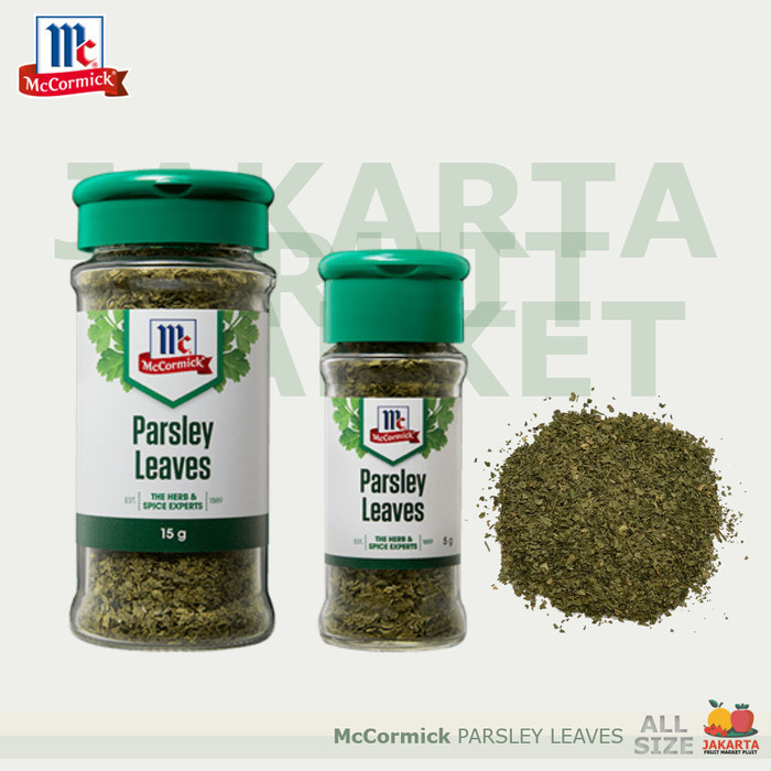 

VH634 (BUMBU BAHAN MASAKAN) MCCORMICK PARSLEY LEAVES 5GR BIG SALE