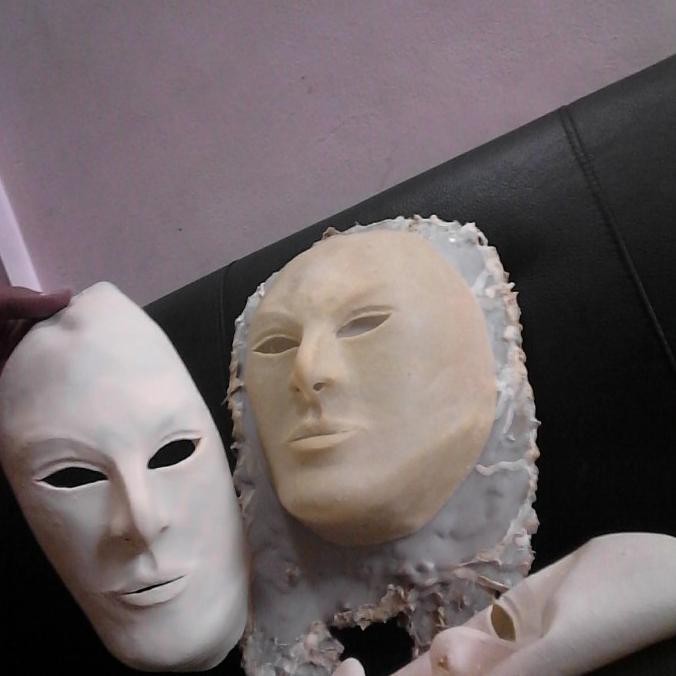 BDC Topeng Wajah Manusia Mirip Asli (Polos) + Cetakan TERLARIS