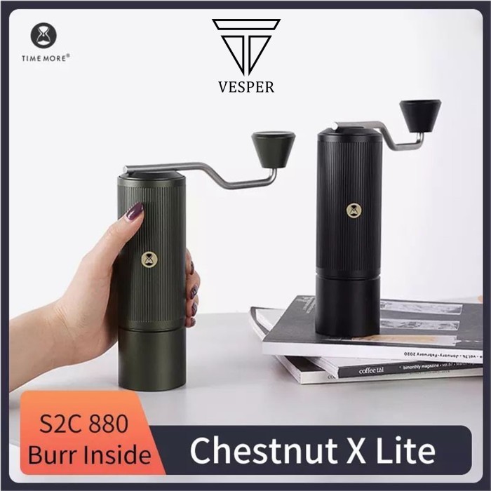 Timemore Coffee Grinder Chestnut X-Lite S2C Burr Sus440 X Lite Kopi