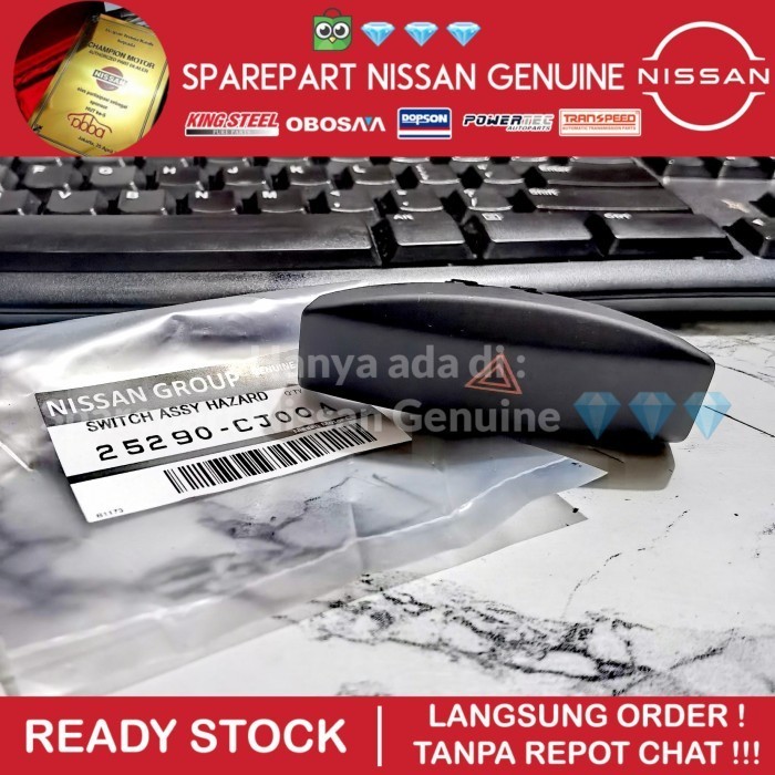 Livina L10 L11 Switch Toml Hazard Darurat Segitiga Merah ORI NISSAN