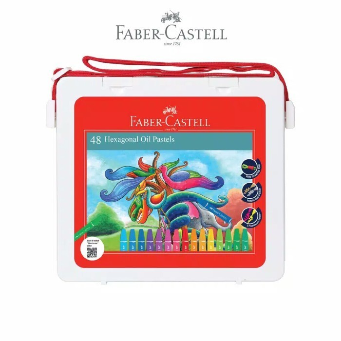 

Crayon Oil Pastel Faber Castell 48 Warna -Anza Wahda
