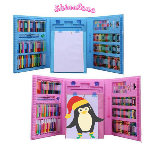 

Crayon Set 208 Pcs Children Drawing Set (Souldout) -Anza Wahda