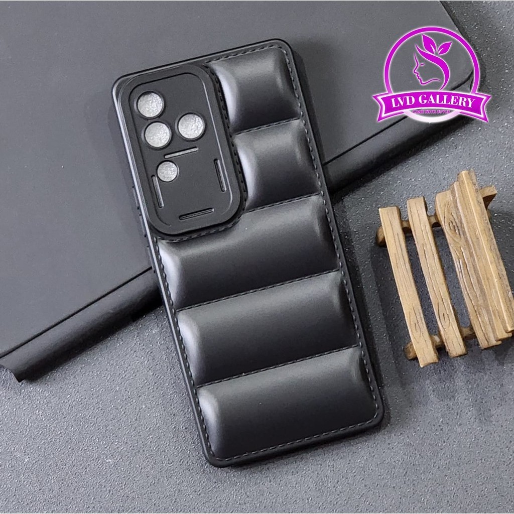 Vivo V30 Vivo V30 Pro SoftCase Pillow Macaron Black Case Bantal Vivo V30 Vivo V30 Pro